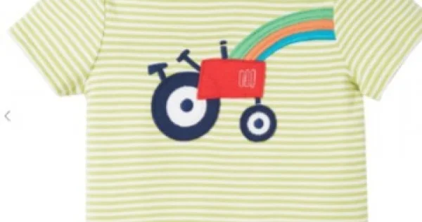 Top - FRUGI - BOBSTER - Green stripe and Tractor - SALE